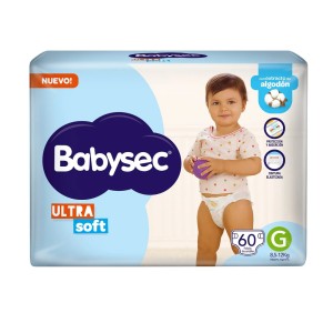 BABYSEC SUPER ULTRA PAÑAL G x 60u